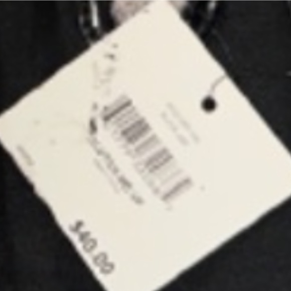 Nine West NWT black patent fold over clutch with grip handle - Picture 7 of 7